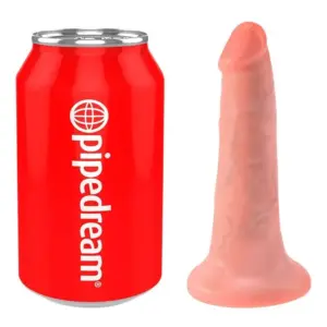King Cock Dildo con Testículos 14 cm Color Flesh Realista