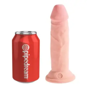 KING COCK - Dildo Triple Densidad Realista de 15 cm con Ventosa