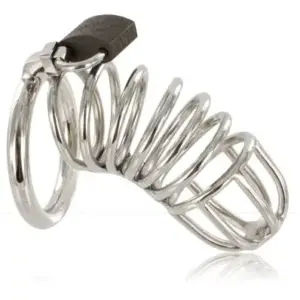 Metal Hard - Cage Ring Dispositivo de Castidad Metálico en Acero Inoxidable