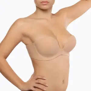 Bye-Bra Gala Bra Cup B Beige: sujetador adhesivo push-up sin tirantes