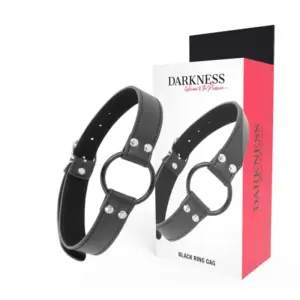 Darkness Ring Gag 3.6 cm de diámetro para juegos BDSM