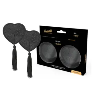 COQUETTE CHIC DESIRE - Nipple Covers negros para seducción elegante