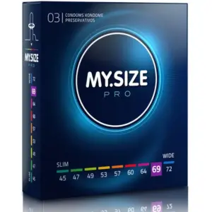 MY SIZE PRO Condoms 69 mm - Pack 3 preservativos a medida