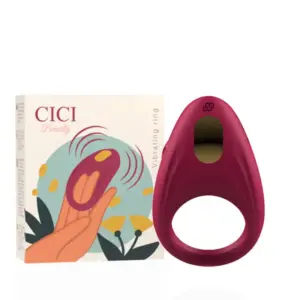 CICI BEAUTY - Anillo vibrador de silicona premium para parejas