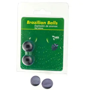 TALOKA - 2 Brazilian Balls Berries Intimate Gel con aroma frutal