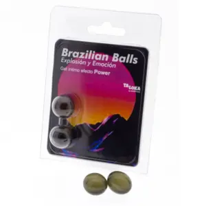 TALOKA - 2 Brazilian Balls Power Effect Gel lubricante excitante