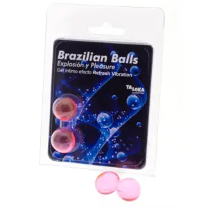 Taloka 2 Brazilian Balls con Gel Vibrador Refrescante y Estimulante