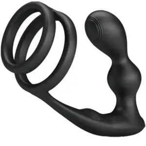 Pretty Love Marshall: anillo pene vibrador con plug anal y mando