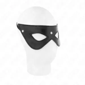 KINK 3 Rivets Eye Mask 24 x 9 cm - Máscara BDSM con tachuelas