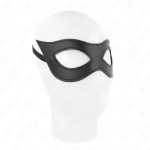 KINK Leatherette Mask Model 2 23 x 7.5 cm para juegos de misterio