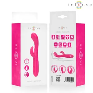 INTENSE AMARA Vibrador Rosa con Lengua Estimulante y 10 Modos de Vibración