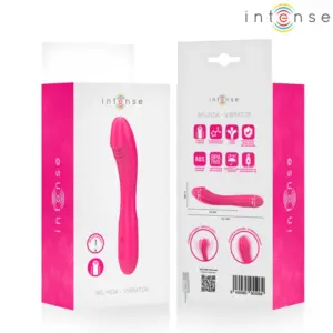 INTENSE Belinda Vibrator 19 cm Flexible con 10 Vibraciones Rosa