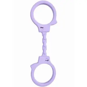 DIABLO PICANTE - Esposas de silicona mauve para juegos eróticos
