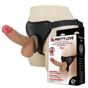 Pretty Love Universal Strap-On Harness con Dildo Realista