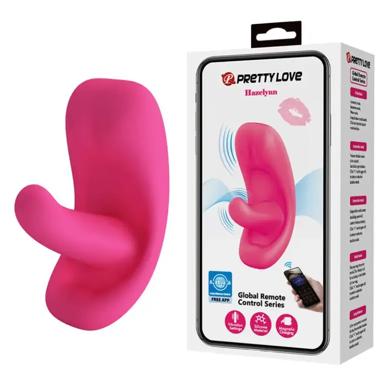 Pretty Love Hazelynn: masajeador rosa con 12 funciones y control app