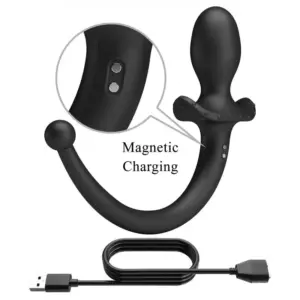 PRETTY LOVE Anthony vibrador anal y perineal con control por app negro