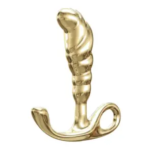 PRETTY LOVE - JACK Zinc Alloy Prostate Massager Gold para estimulación precisa