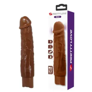 PRETTY LOVE DUKE Vibrador Realista 23.5 cm Ø 4.8 cm Marrón