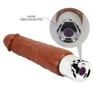 PRETTY LOVE PRO Realistic Vibrator 23.5 cm Ø 4.8 cm Brown