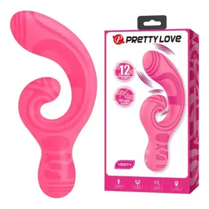 PRETTY LOVE Verity: masajeador doble recargable USB y versátil