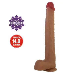 PRETTY LOVE TERIN PLUS dildo realista de silicona 37.6 cm con ventosa