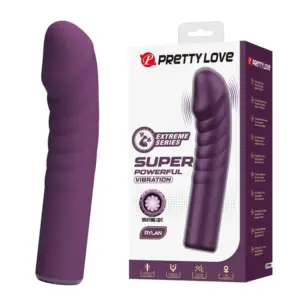 PRETTY LOVE Ryland Vibrador Recargable Punto G 10 Modos Morado