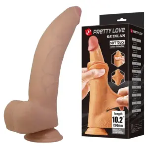 PRETTY LOVE - Quinlan Realistic Dildo 26 cm Ø 5.5 cm Natural