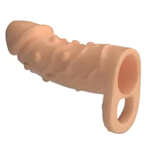 PRETTY LOVE - Dort Penis Extension Sleeve 14 cm Ø 4 cm Natural