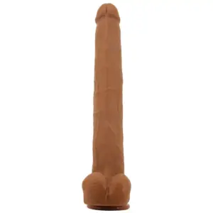 PRETTY LOVE Viggo: dildo realista flexible 36,5 cm marrón