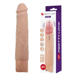 KESSLER by PRETTY LOVE: dildo vibrador realista con 10 modos de vibración y empuje