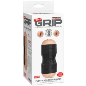 Extreme Toyz Pipedram: Masturbador doble para vagina y ano realista